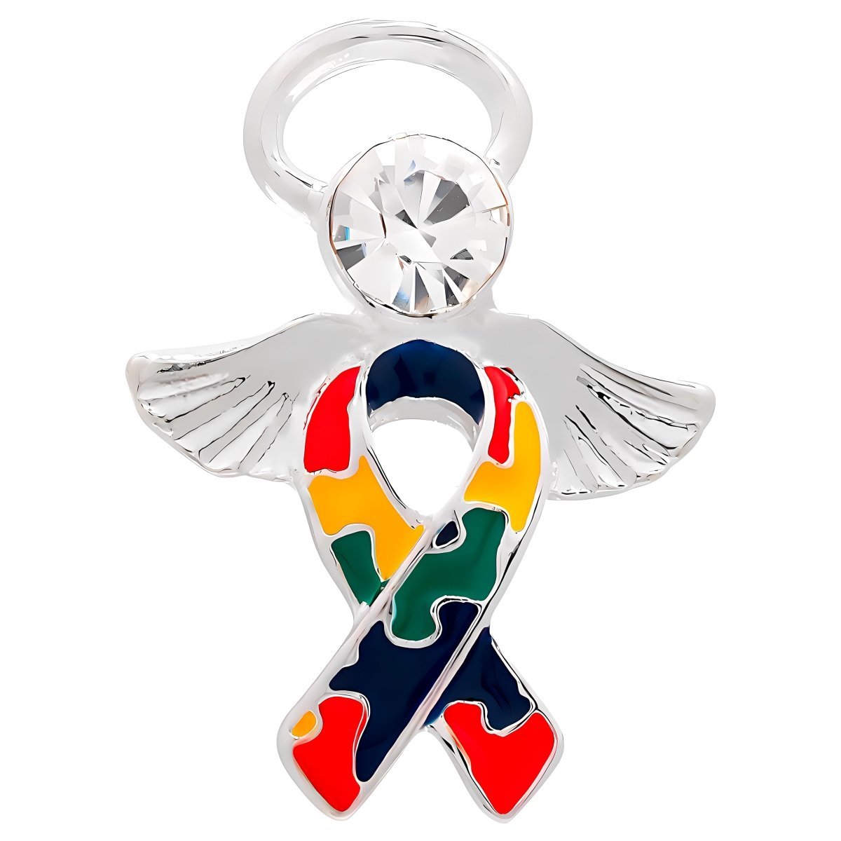 Angel Autism Ribbon Pins - Fundraising For A Cause