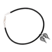 Load image into Gallery viewer, Angel Wings Religious Black Cord Bracelets - Fundraising For A Cause