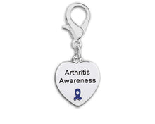 Load image into Gallery viewer, Arthritis Awareness Heart Hanging Charms - Fundraising For A Cause