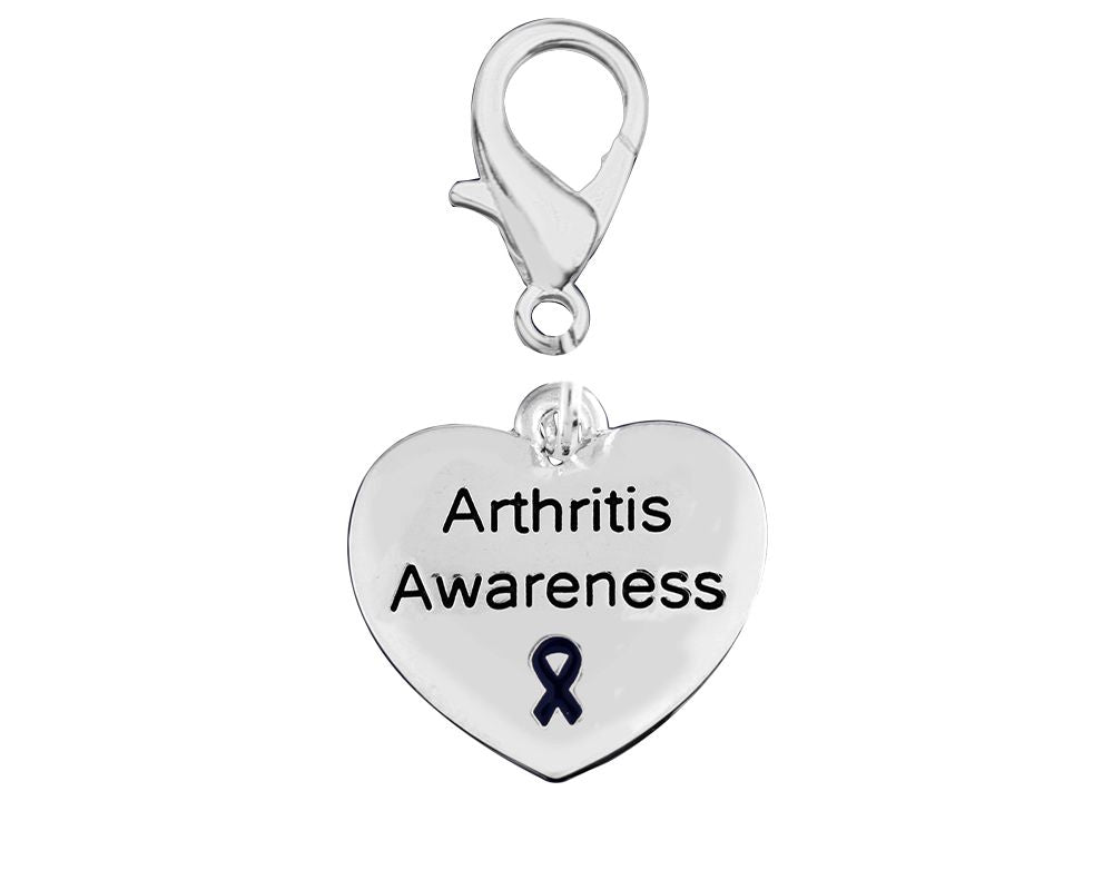 Arthritis Awareness Heart Hanging Charms - Fundraising For A Cause