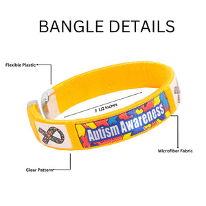 Autism Awareness Bangle Bracelets - Fundraising For A Cause