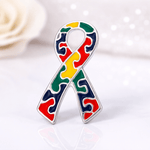 Autism Awareness Ribbon Pins - Fundraising For A Cause