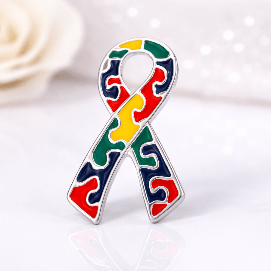 Autism Awareness Ribbon Pins - Fundraising For A Cause