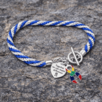 Autism Awareness Together Make A Difference Rope Bracelets - Fundraising For A Cause