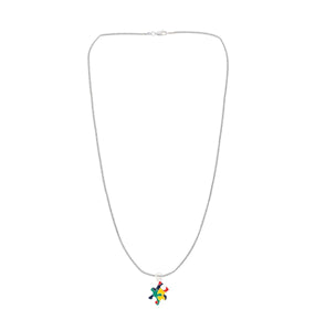 Autism Colored Puzzle Piece Necklaces - Fundraising For A Cause