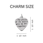 Autism Pieces of The Puzzle Rope Style Ribbon Bracelets - Fundraising For A Cause