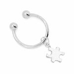 Autism Puzzle Piece Horseshoe Key Chains - Fundraising For A Cause
