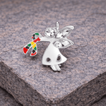 Autism Ribbon Angel By My Side Pins - Fundraising For A Cause
