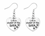Life is Simpler at the Barn Earrings - Fundraising For A Cause