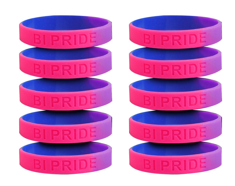 Bisexual Flag Silicone Bracelet - Fundraising For A Cause