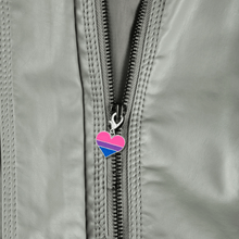 Load image into Gallery viewer, Bisexual Pride Heart Hanging Charms - Fundraising For A Cause