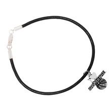 Load image into Gallery viewer, Black Cord I Love Basketball Bracelets - Fundraising For A Cause