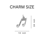 Black Cord Music Note Bracelets - Fundraising For A Cause