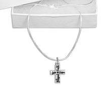 Load image into Gallery viewer, Blessed, Hope, Faith, and Love Cross Necklaces - Fundraising For A Cause