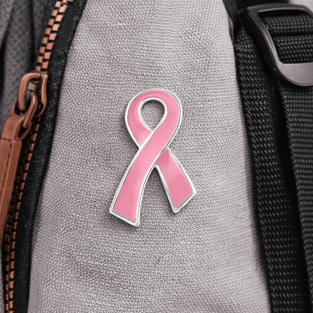 Breast Cancer Awareness Ribbon Pins - Fundraising For A Cause