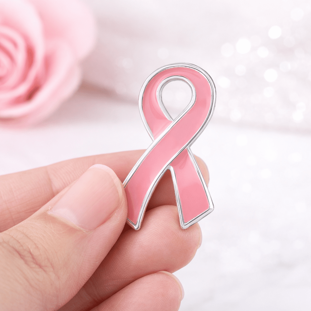 Breast Cancer Awareness Ribbon Pins - Fundraising For A Cause