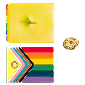 Daniel Quasar Intersex-Inclusive Progress Pride Flag Silicone Flag Pins