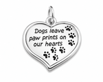 Dogs Leave Paw Prints Charms - Fundraising For A Cause