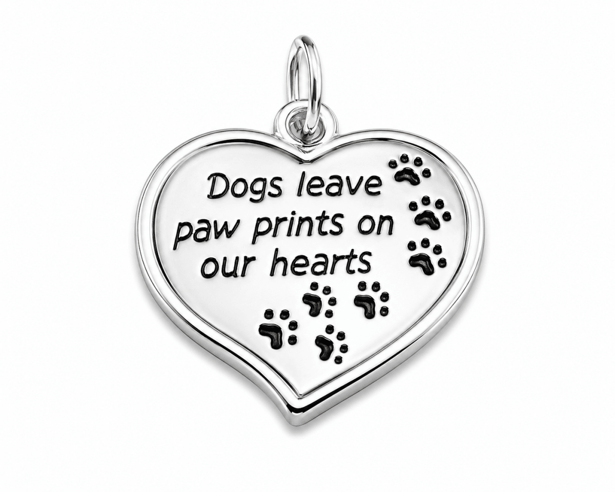 Dogs Leave Paw Prints Charms - Fundraising For A Cause