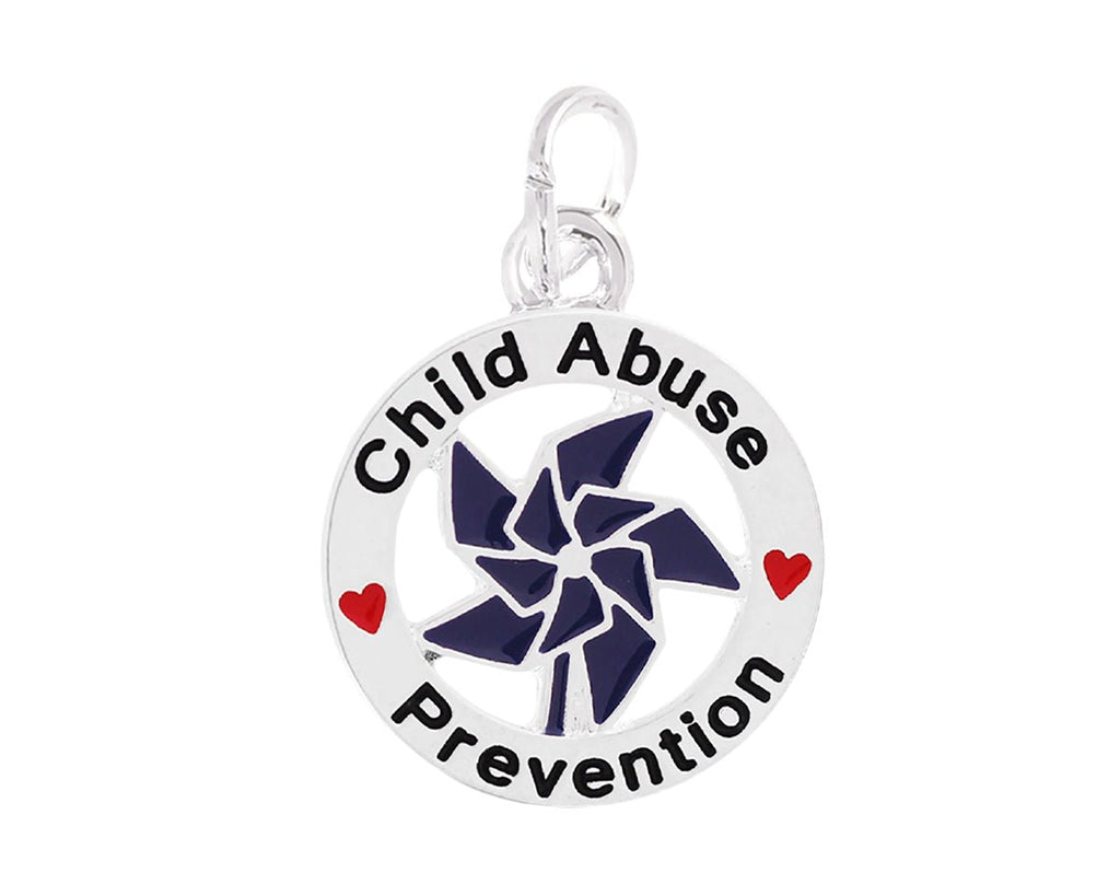 Child Abuse Prevention Blue Pinwheel Charms - Fundraising For A Cause