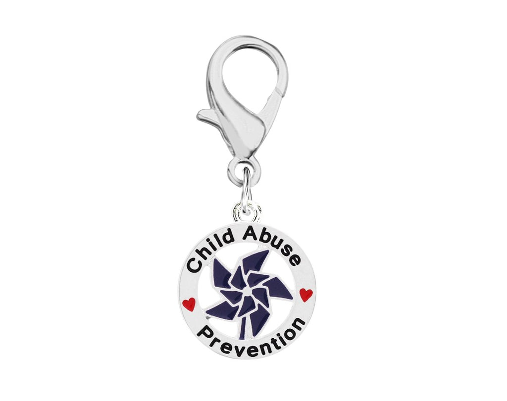 Child Abuse Prevention Pinwheel Hanging Charms - Fundraising For A Cause