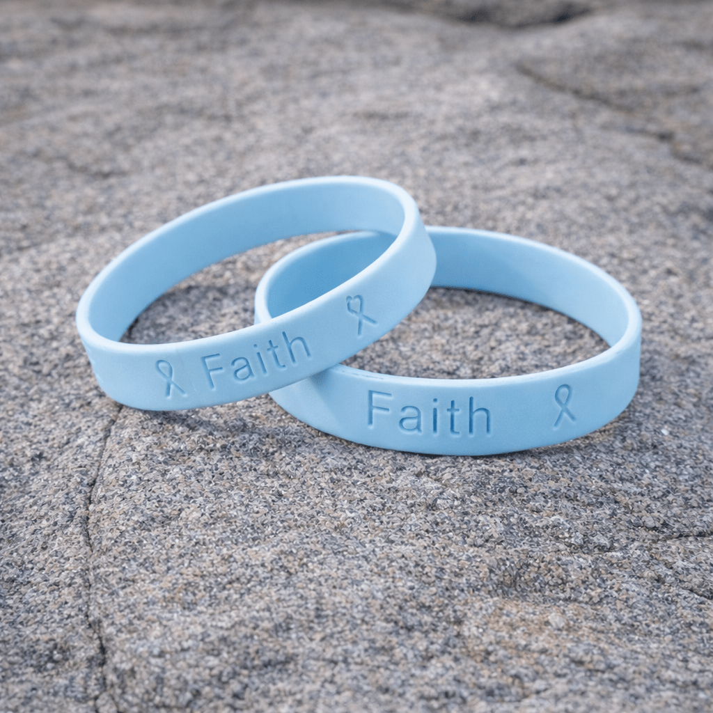 Chronic Illness Awareness Light Blue Silicone Bracelet Wristbands - Fundraising For A Cause