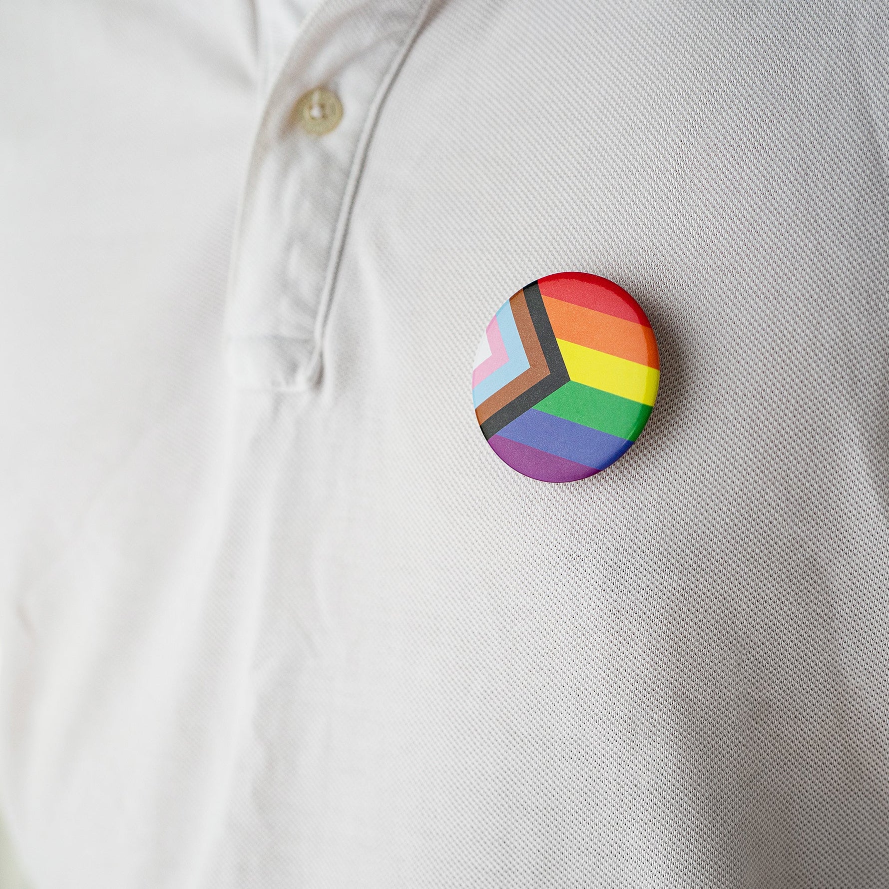 Circle Shaped Daniel Quasar Flag Pins - The Awareness Company