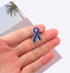 Colon Cancer Ribbon Lapel Pins - Fundraising For A Cause