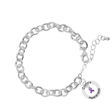 Load image into Gallery viewer, Crohn&#39;s Circle Charm Chunky Bracelets - Fundraising For A Cause