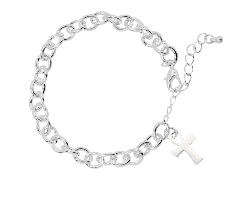 Cross Chunky Link Style Bracelets - Fundraising For A Cause