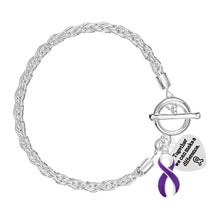 Load image into Gallery viewer, Cystic Fibrosis Ribbon Rope Bracelets - Fundraising For A Cause