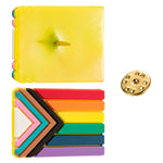 Daniel Quasar LGBTQ Flag Silicone Pins - Fundraising For A Cause