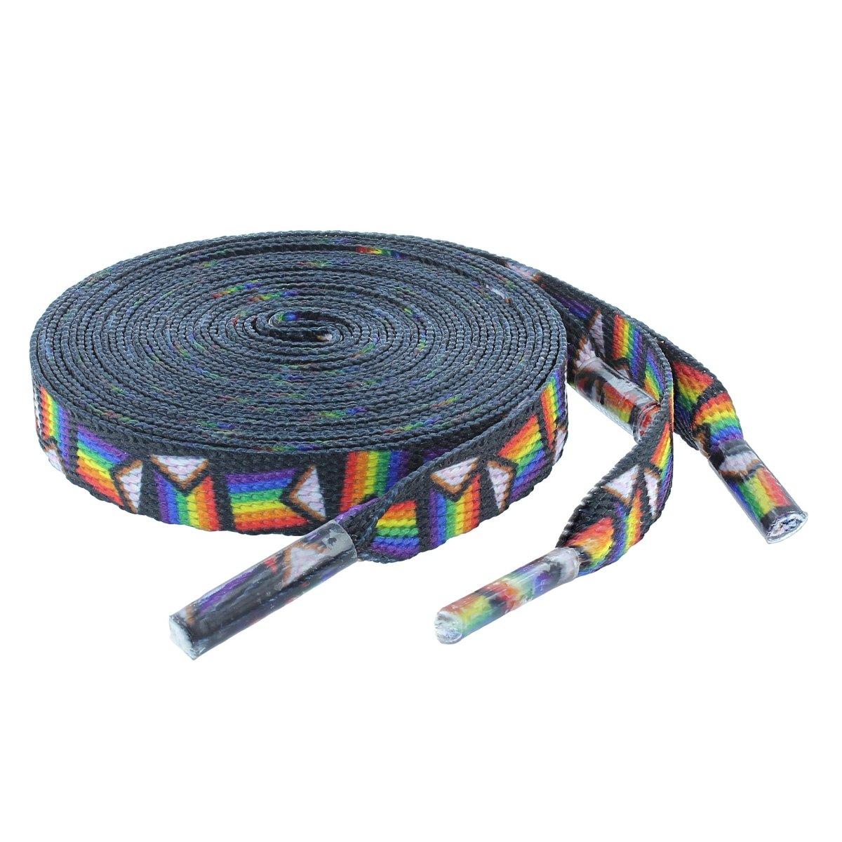 Daniel Quasar 'Progress Pride' Flag Shoelaces - Fundraising For A Cause