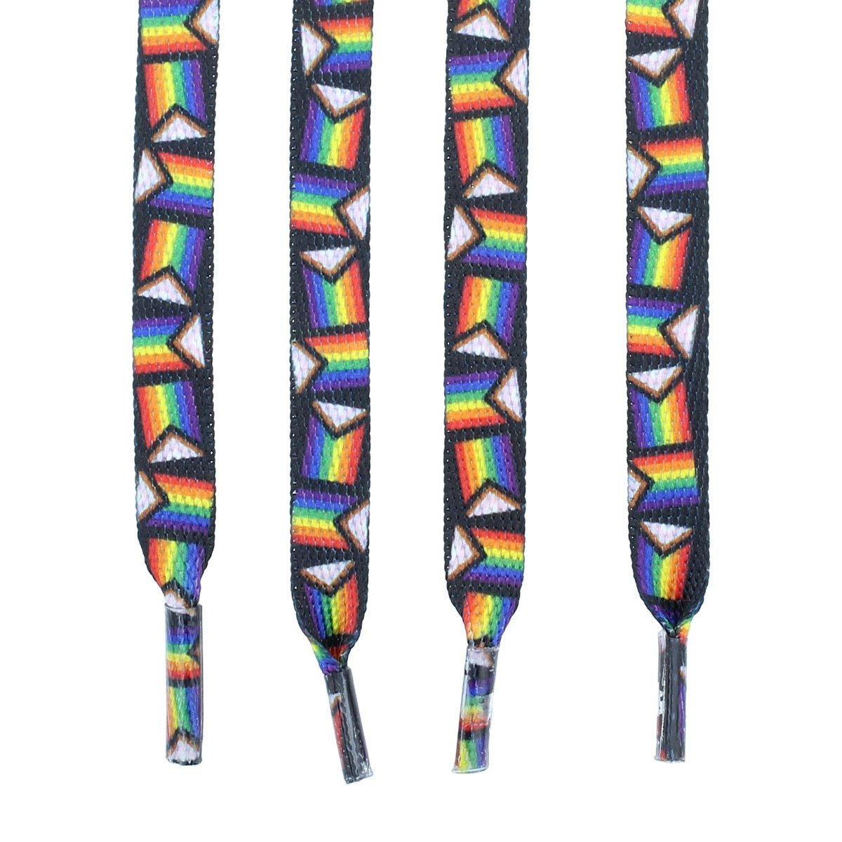 Daniel Quasar 'Progress Pride' Flag Shoelaces - Fundraising For A Cause