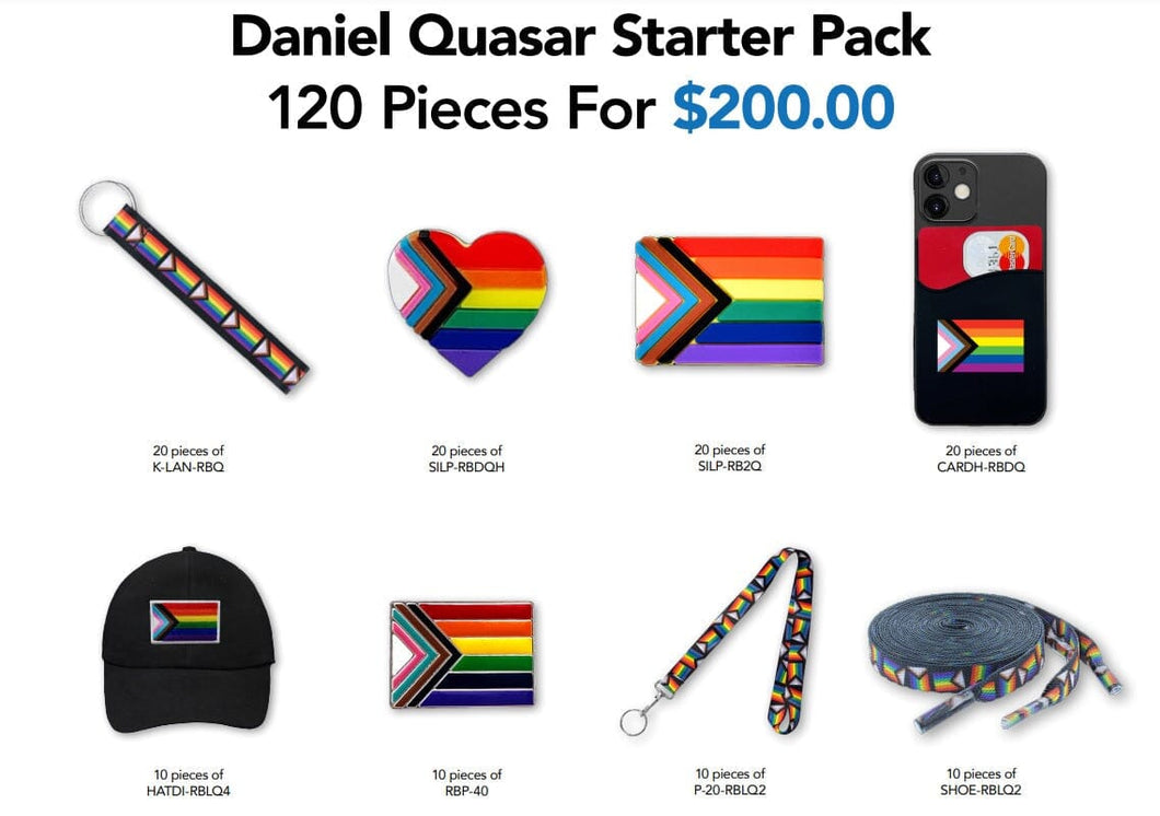 Daniel Quasar Starter Pack Bundle (Large - 120 Pieces) - Fundraising For A Cause