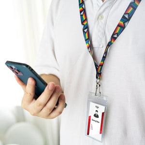 Daniel Quasar's "Progress Pride" Stripe Lanyards - Fundraising For A Cause