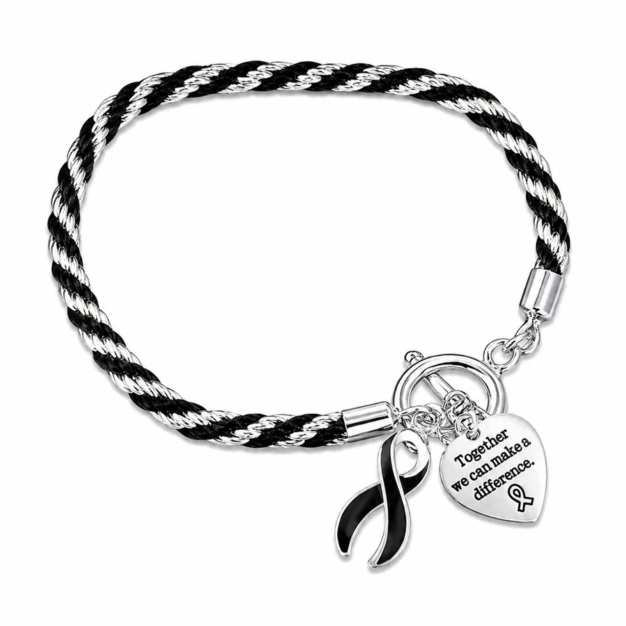 Rope Style Black Ribbon Bracelets