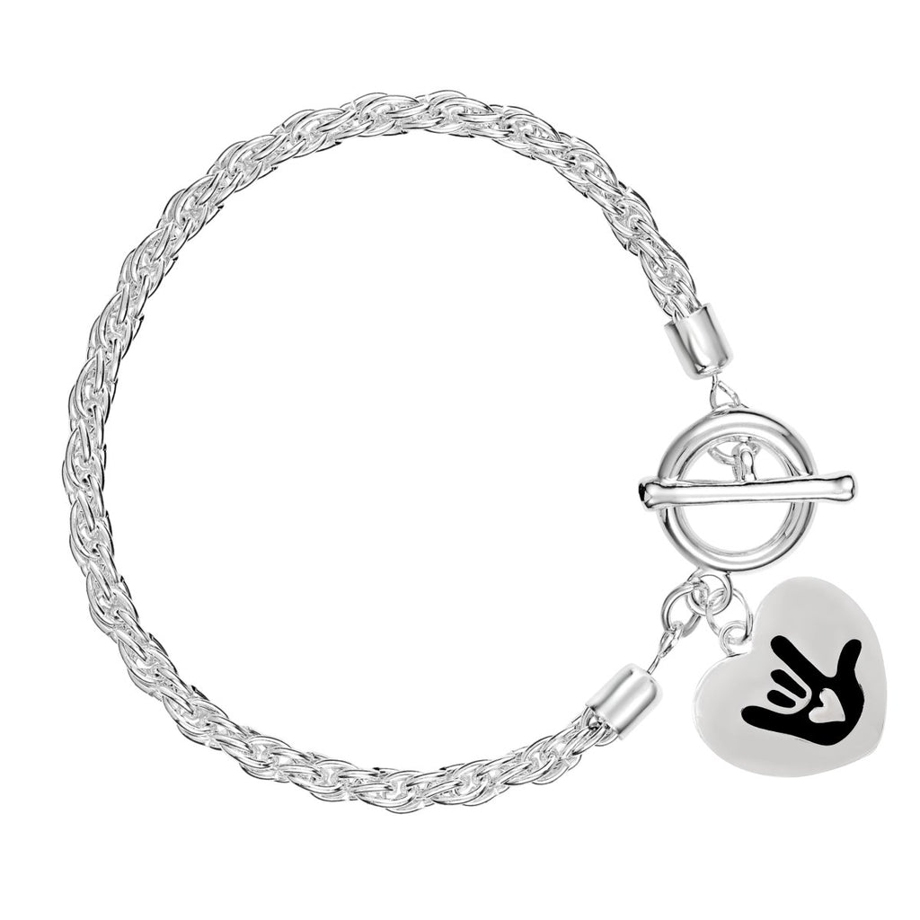 Deaf Awareness Rope Style Charm Bracelets - Fundraising For A Cause