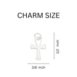 Decorative Silver Cross Earrings - Fundraising For A Cause