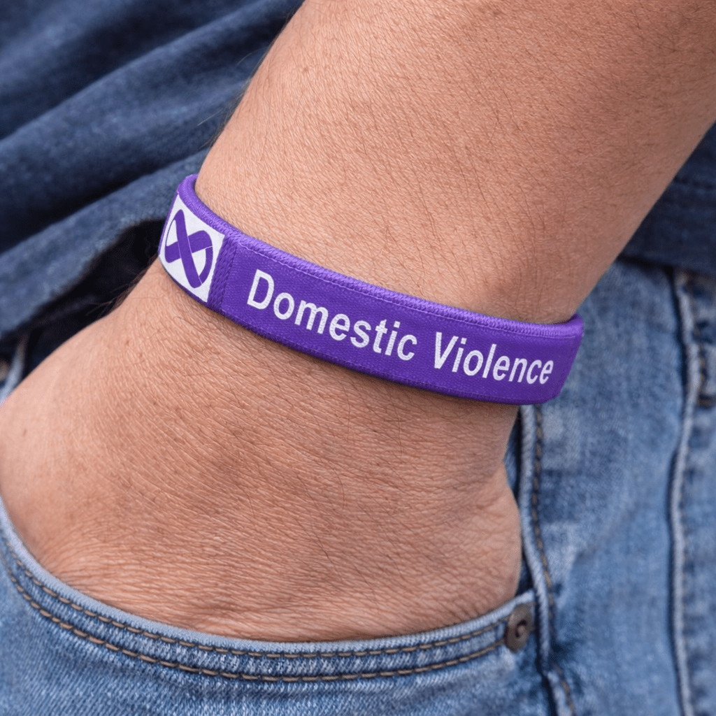 Domestic Violence Awareness Bangle Bracelets - Fundraising For A Cause