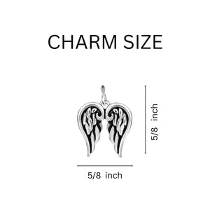 Double Angel Wings Religious Hanging Charms - Fundraising For A Cause