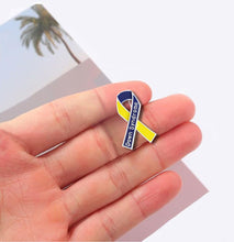 Load image into Gallery viewer, Down Syndrome Ribbon Pins - Fundraising For A Cause