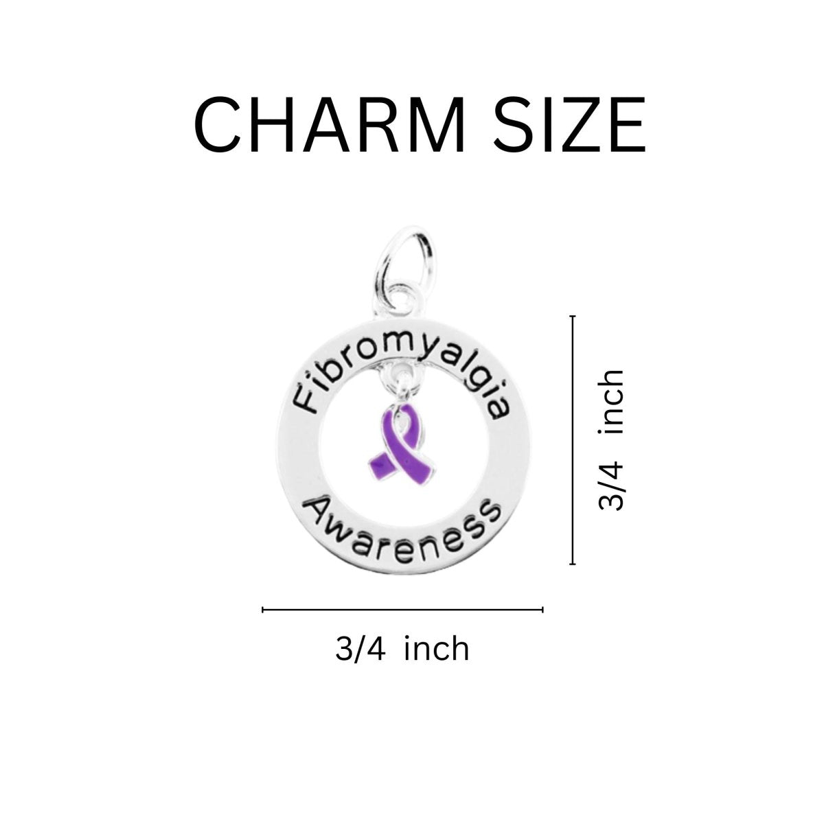 Fibromyalgia Awareness Black Leather Cord Bracelets - Fundraising For A Cause