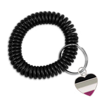 Load image into Gallery viewer, Gay Pride Elastic Keychain Bracelets (Pick Your Charm) - Fundraising For A Cause