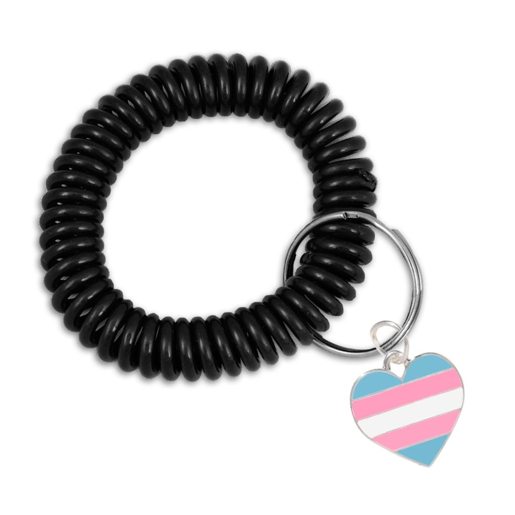 Gay Pride Elastic Keychain Bracelets (Pick Your Charm) - Fundraising For A Cause