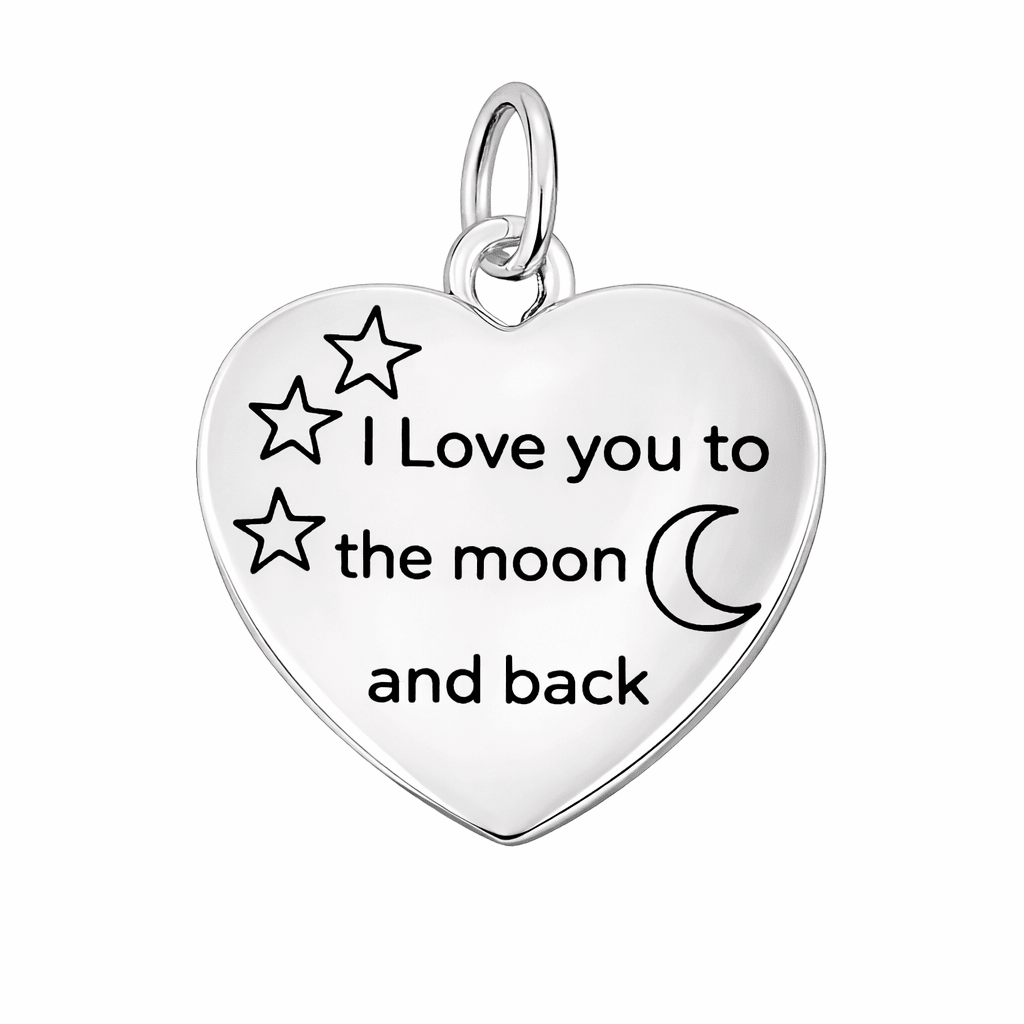 I Love You To The Moon And Back Charms - Fundraising For A Cause