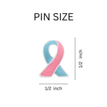 Load image into Gallery viewer, Lapel Pink &amp; Blue Ribbon Pins - Fundraising For A Cause