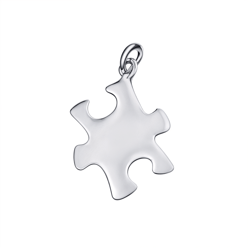 Large Autism Awareness Puzzle Piece Charms - Fundraising For A Cause