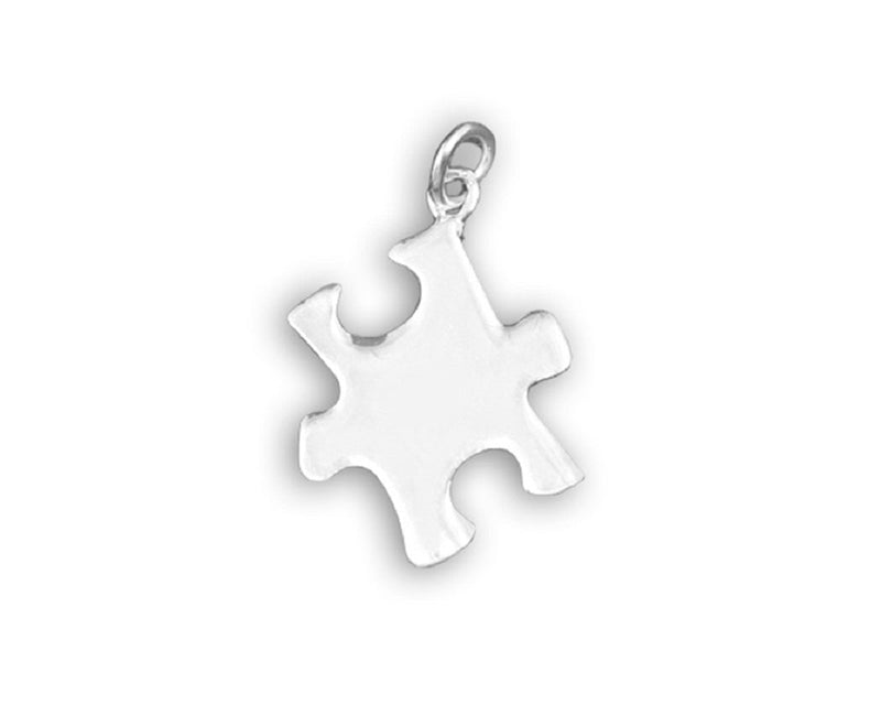 Large Autism Awareness Puzzle Piece Charms - Fundraising For A Cause