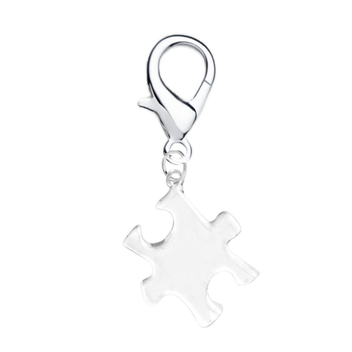 Large Autism Puzzle Piece Hanging Charms - Fundraising For A Cause